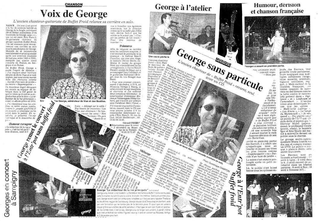 Divers  articles sur George